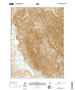 Chesterfield Reservoir 2020 topographic map thumbnail