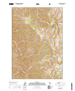 Chicken Peak 2020 topographic map thumbnail