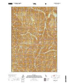 Chimney Peak 2020 topographic map thumbnail