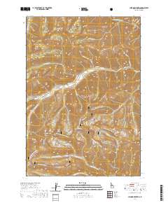 Chinook Mountain 2020 topographic map thumbnail