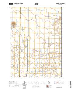 Cinder Cone Butte 2020 topographic map thumbnail