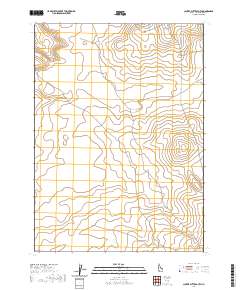 Clover Butte South 2020 topographic map thumbnail