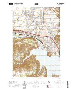 Coeur D'Alene 2020 topographic map thumbnail