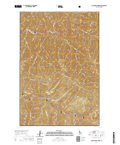 Coolwater Mountain 2020 topographic map thumbnail