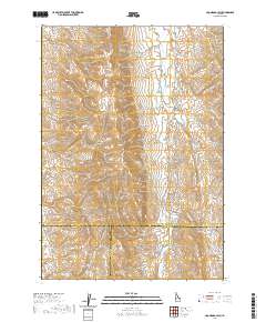 Coonrod Gulch 2020 topographic map thumbnail