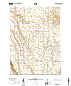 Coonskin Butte 2020 topographic map thumbnail
