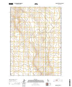 Coonskin Butte NE 2020 topographic map thumbnail