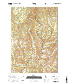 Cottonwood Butte 2020 topographic map thumbnail