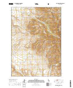 Cottonwood Creek 2020 topographic map thumbnail
