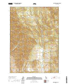 Cottonwood Peak 2020 topographic map thumbnail