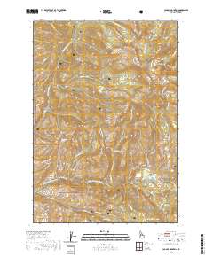 Council Mountain 2020 topographic map thumbnail