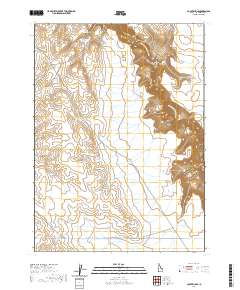 Coyote Hole 2020 topographic map thumbnail