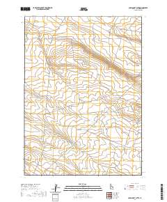 Crows Nest Butte 2020 topographic map thumbnail