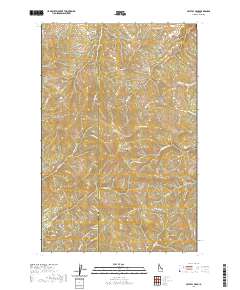 Crystal Peak 2020 topographic map thumbnail