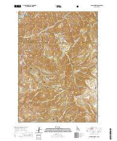 Cuddy Mountain 2020 topographic map thumbnail