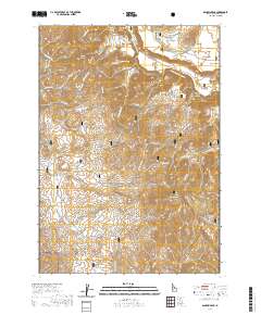 Danskin Peak 2020 topographic map thumbnail