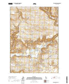 Davis Mountain SW 2020 topographic map thumbnail