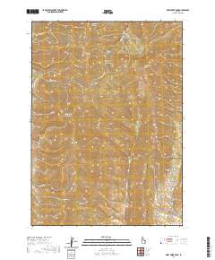 Deep Creek Peak 2020 topographic map thumbnail