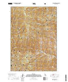 Degan Mountain 2020 topographic map thumbnail