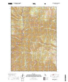 Dennis Mountain 2020 topographic map thumbnail