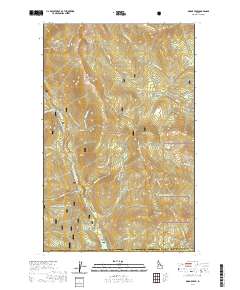 Dodge Peak 2020 topographic map thumbnail