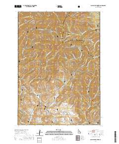 Dollarhide Mountain 2020 topographic map thumbnail