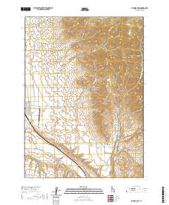 Downey East 2020 topographic map thumbnail