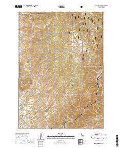 Dry Buck Valley 2020 topographic map thumbnail