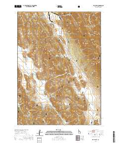 Dry Valley 2020 topographic map thumbnail