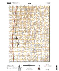 Dubois 2020 topographic map thumbnail