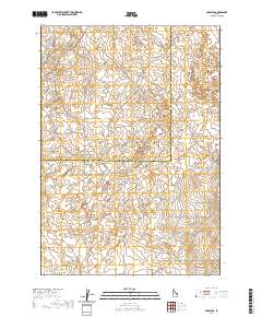 Dubois SE 2020 topographic map thumbnail