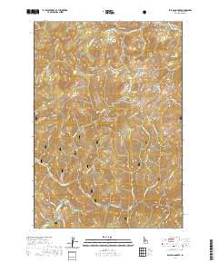 East Basin Creek 2020 topographic map thumbnail
