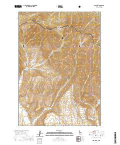 Edie Creek 2020 topographic map thumbnail