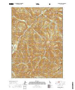 Elevenmile Creek 2020 topographic map thumbnail