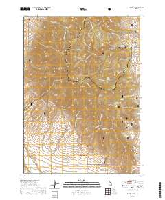 Elkhorn Peak 2020 topographic map thumbnail