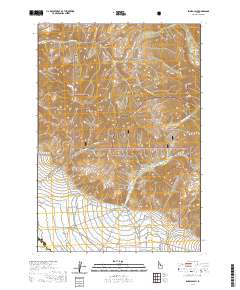 Ennis Gulch 2020 topographic map thumbnail