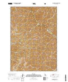 Falconberry Peak 2020 topographic map thumbnail