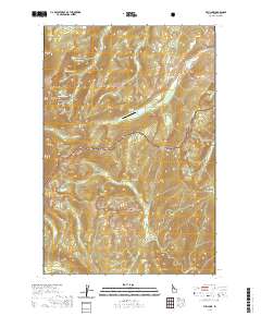 Fish Lake 2020 topographic map thumbnail