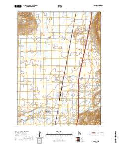 Fort Hall 2020 topographic map thumbnail