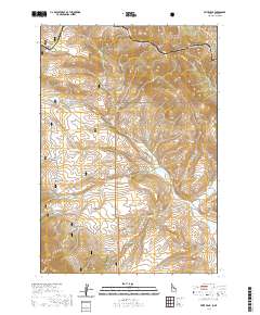 Fritz Peak 2020 topographic map thumbnail