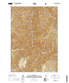 Gant Mountain 2020 topographic map thumbnail