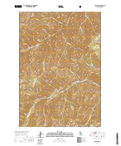 Gant Ridge 2020 topographic map thumbnail