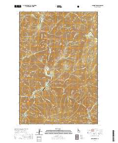 Gardiner Peak 2020 topographic map thumbnail