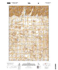 Gardner Lake 2020 topographic map thumbnail
