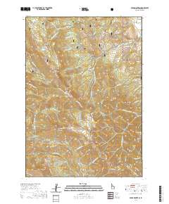 Garns Mountain 2020 topographic map thumbnail