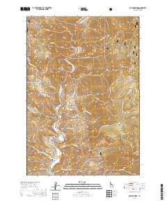 Goldbug Ridge 2020 topographic map thumbnail