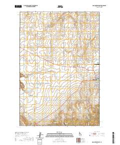 Grangeville West 2020 topographic map thumbnail