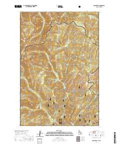 Granite Pass 2020 topographic map thumbnail