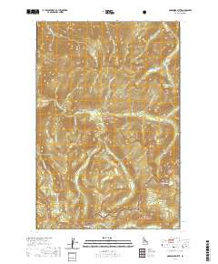 Greenside Butte 2020 topographic map thumbnail
