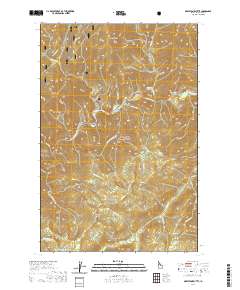 Greystone Butte 2020 topographic map thumbnail